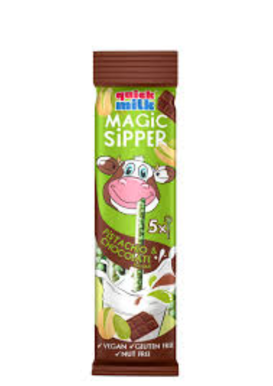 QUICK MILK MAGIC SIPPER CHOCOLATE N PISTACHIO